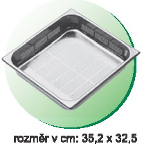 GN 2/3 -  20 RM-INOX - perforovaná